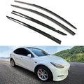 2020-2024 Tesla Model Y Smoke Acrylic Window Visors Deflectors 4PCS