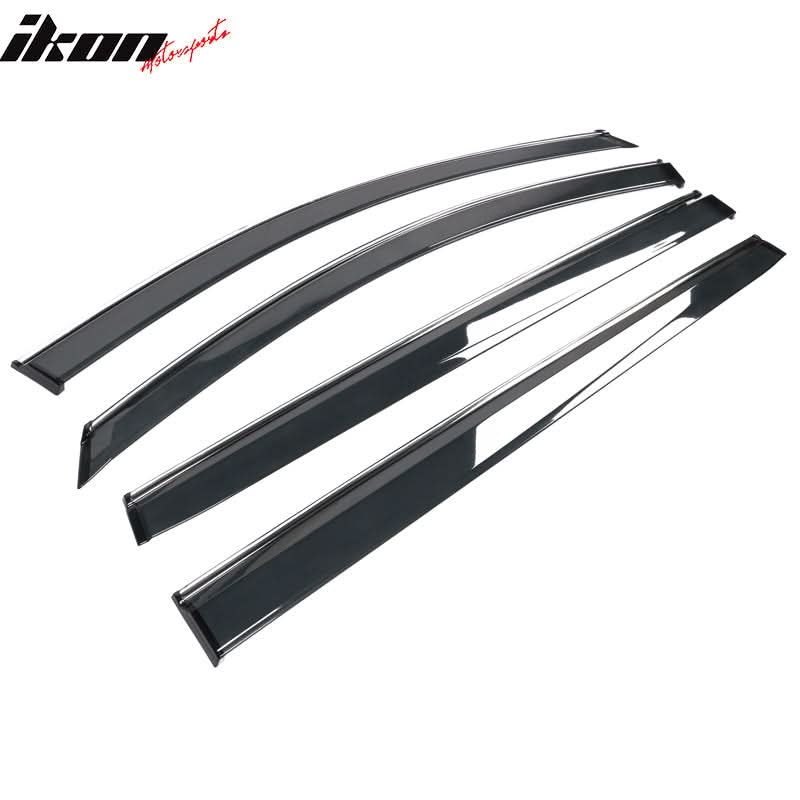 2021-2025 Toyota Sienna PC Injection Window Visor Chrome Trim 4PCS