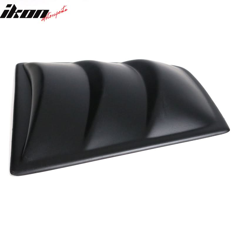 2011-2023 Dodge Charger V3 Style Matte Black PP Window Louver Scoops