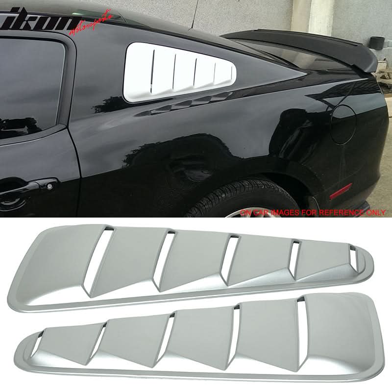 2010-2014 Ford Mustang Side Window Louvers Sun Shade Cover Windshield