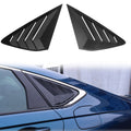 2023-2025 Honda Accord IKON Black Rear Quarter Window Louver ABS
