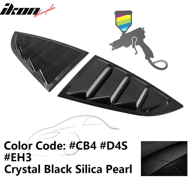2022-2025 Subaru BRZ Toyota GR86 2DR IKON Style Window Louver PC