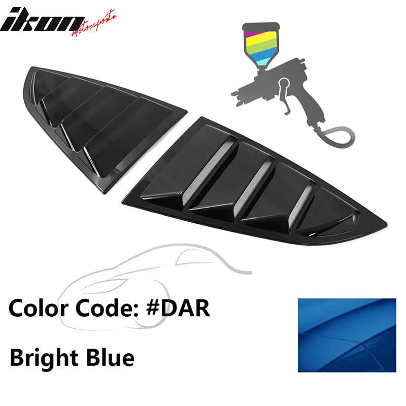 2022-2025 Subaru BRZ Toyota GR86 2DR IKON Style Window Louver PC