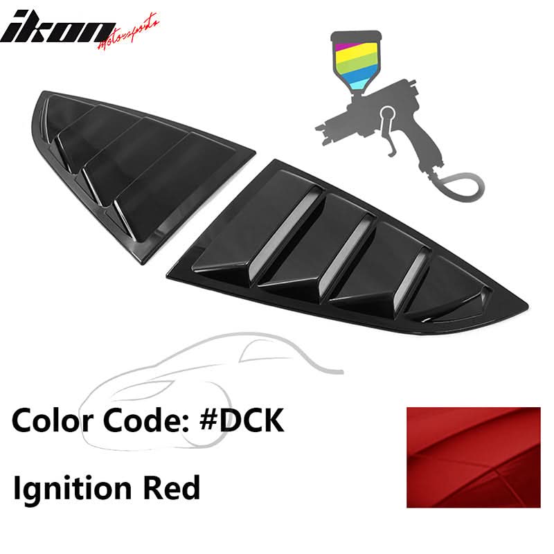 2022-2025 Subaru BRZ Toyota GR86 2DR IKON Style Window Louver PC
