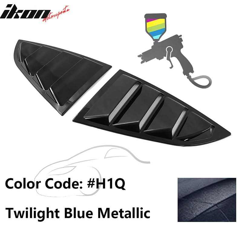 2022-2025 Subaru BRZ Toyota GR86 2DR IKON Style Window Louver PC