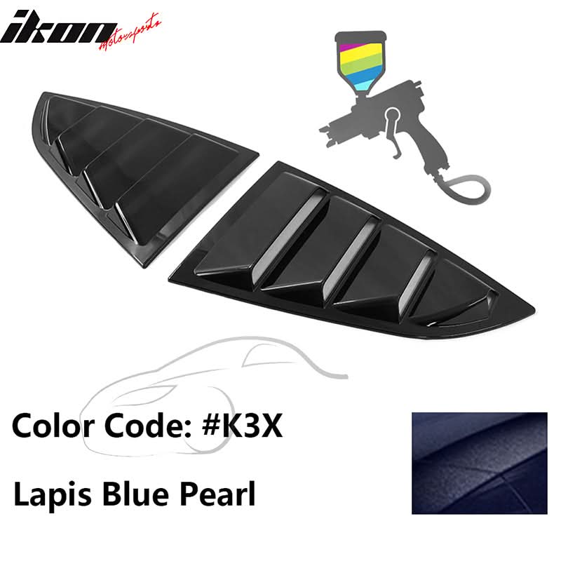 2022-2025 Subaru BRZ Toyota GR86 2DR IKON Style Window Louver PC