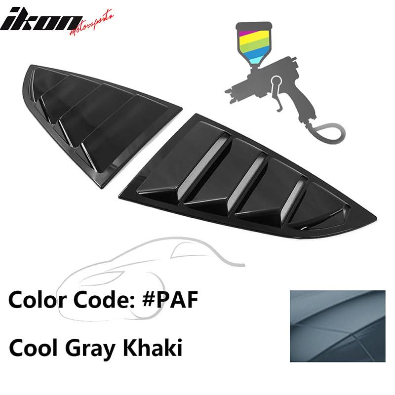 2022-2025 Subaru BRZ Toyota GR86 2DR IKON Style Window Louver PC