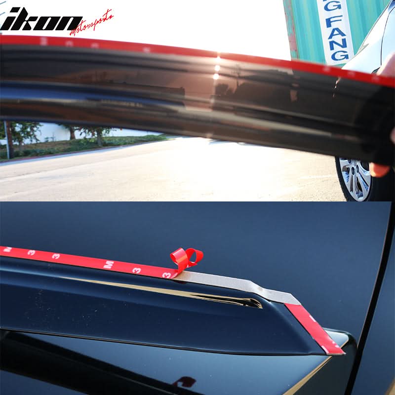 2000-2007 Ford Focus Mugen Style Smoke Tinted Window Visor Acrylic