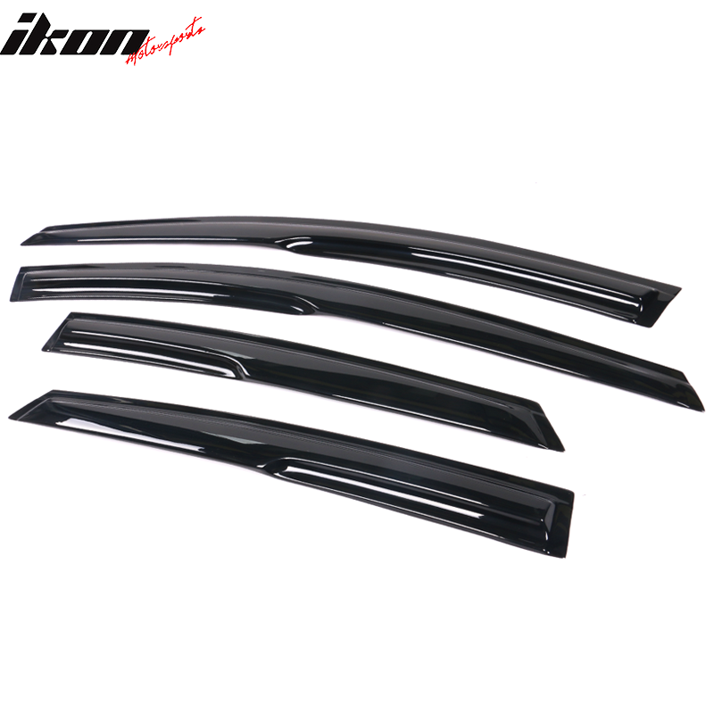 2012-2018 Ford Focus Acrylic 4PC Tape On Window Visors Rain Guard Vent