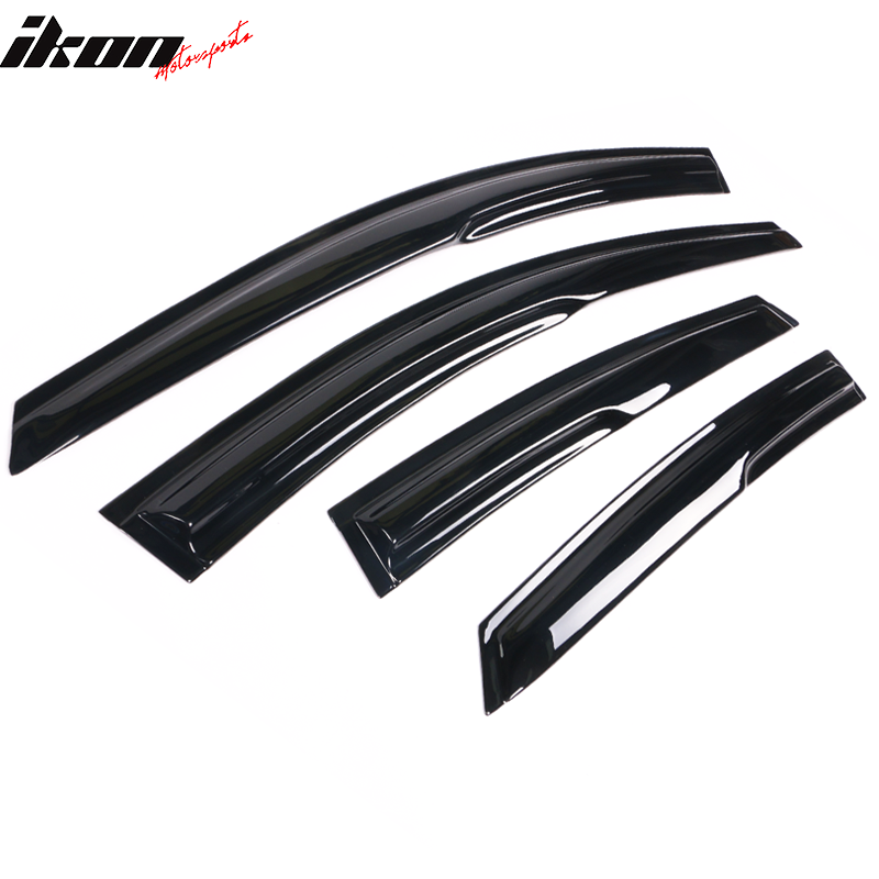 2012-2018 Ford Focus Acrylic 4PC Tape On Window Visors Rain Guard Vent