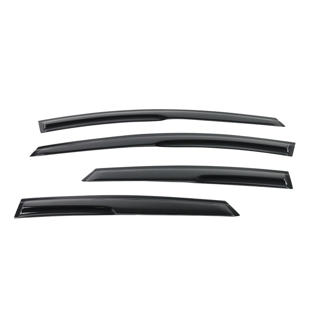 2008-2011 Ford Focus 4Door Acrylic 4PC Tape On Window Visors Guard