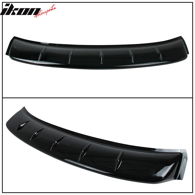 Fits 16-21 Honda Civic Sedan IK V Roof Spoiler Window Visor Smoke Wing