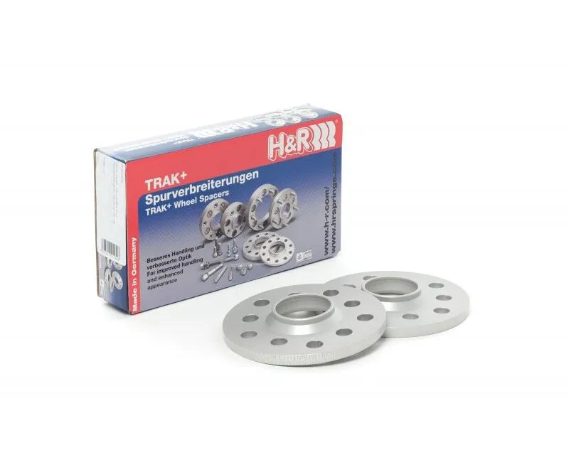 H&R TRAK+ Wheel Spacers DR Series 5/112 12x1.5 | 14x1.5 | 15x1.25 20mm Rear Black Audi | Mercedes-Benz
