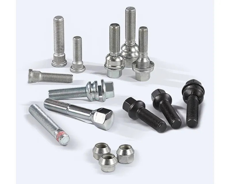 H&R Wheel Screw M14x1.25 39mm w/Movable Taper Head 60 Degree Silver