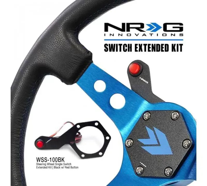 NRG Steering Single Switch Extended Kit Black