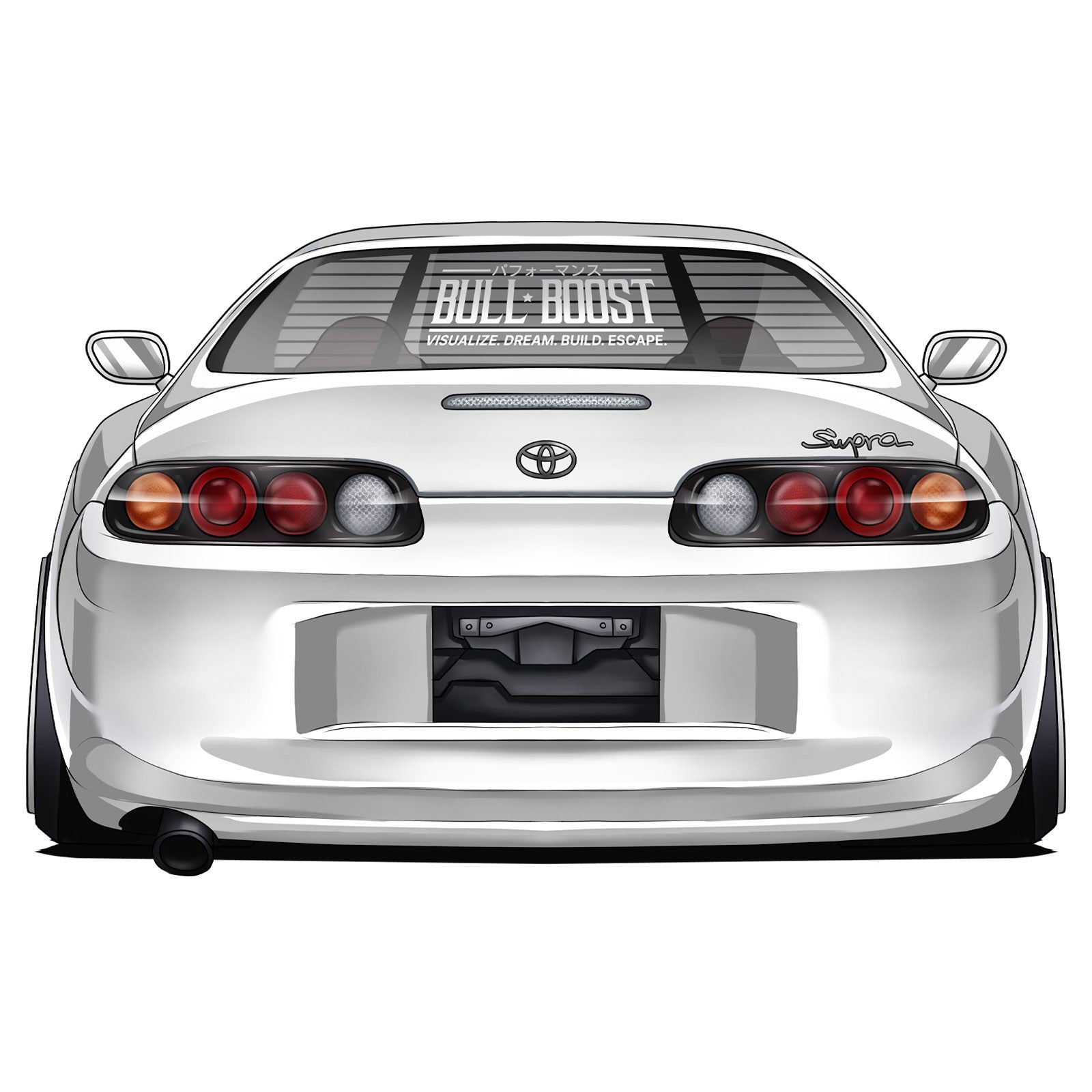 Bull Boost Visualize Vinyl Window Sticker | 30 ENTRIES
