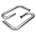 2" to 2.15" Flared 90 Degree L-Bend Exhaust Pipe Tubing Mild Steel