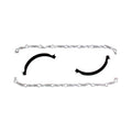 Cometic Gasket Cometic Chrysler 273/318/340 LA .075in Fiber Oil Pan Gasket Kit C5627-075
