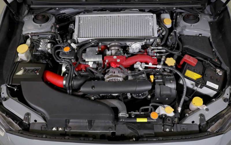 AEM Induction 2019 Subaru WRX STI 2.5L Cold Air Intake - Wrinkle Red 21-863WR