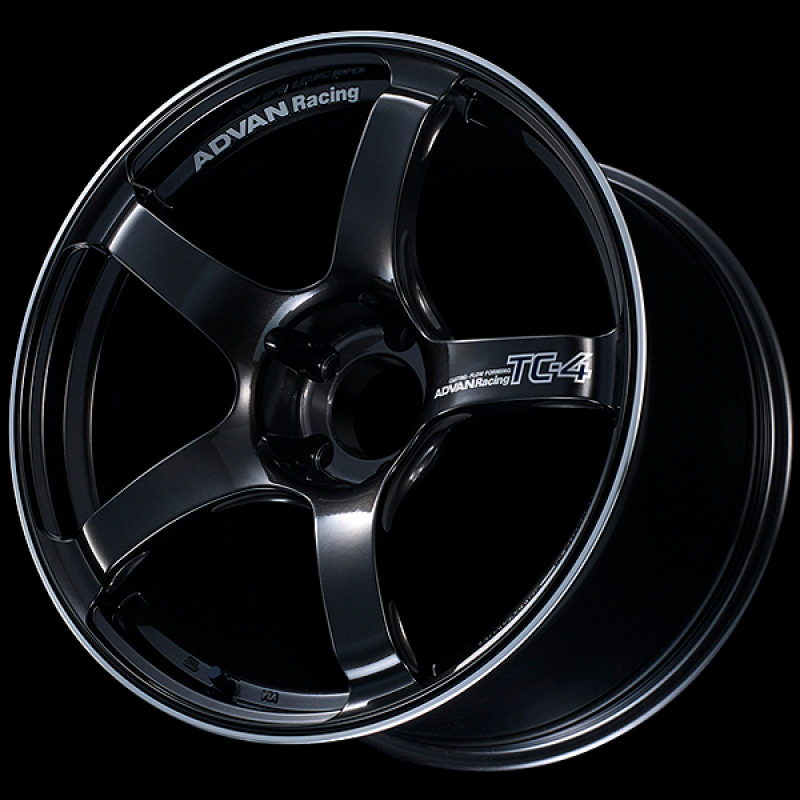 Advan TC4 16x7.5 / +32 Offset / 4x98 / 58mm Bore / Black Gunmetallic and Ring YAD6F32SBGR