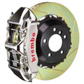 Brembo 05-11 SLK55 AMG (R171) Front GTR BBK 6 Piston Billet 380x32 2pc Rotor Slotted Type1 - Nickel 1M2.9011AR