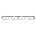 Cometic Gasket Cometic Chevy Gen1 Small Block V8 .030in MLS Exhaust Mani Gskt Set-1.550in x 1.450in Square Ports C15189-030