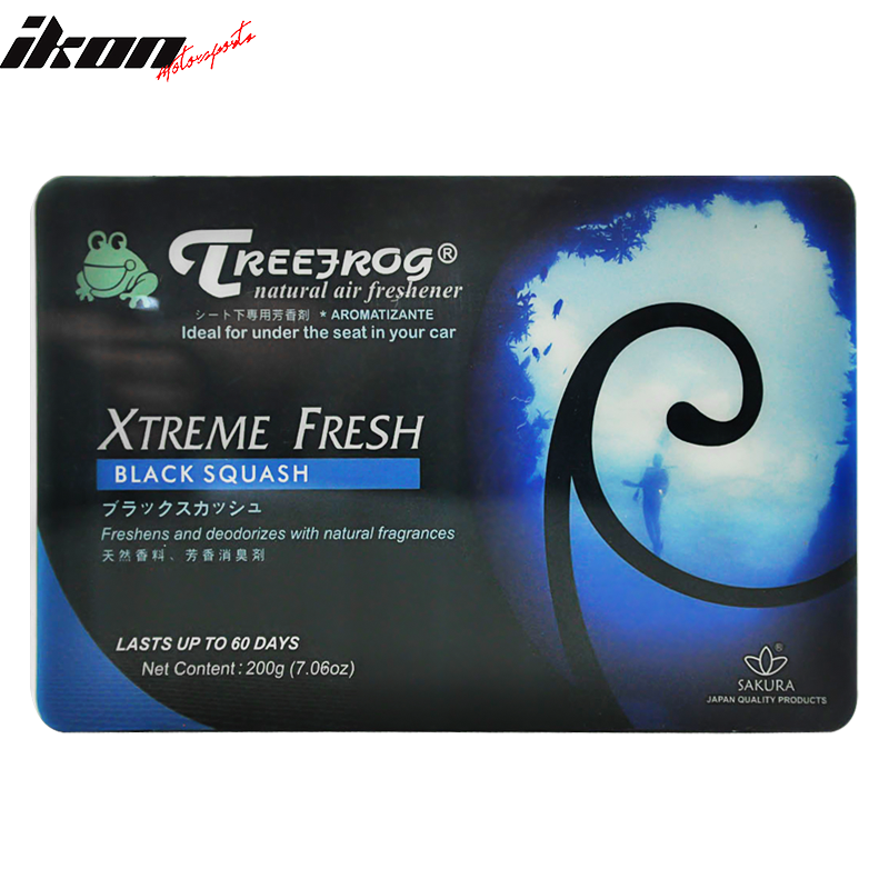 Treefrog Xtreme Fresh Black Squash Scent Air Freshener Auto JDM