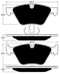 Porterfield Brake Pads for 2007 BMW 525i