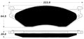 Porterfield Brake Pads for 2009 FORD F450 Super Duty