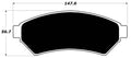 Porterfield Brake Pads for 2008 CHEVROLET UPLANDER
