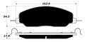 Porterfield Brake Pads for 2008 FORD MUSTANG V6