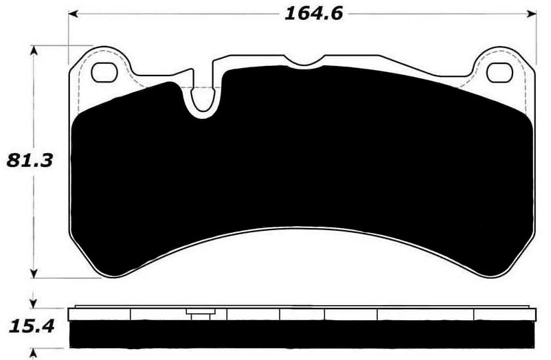 Porterfield Brake Pads for 2012 MASERATI QUATTROPORTE