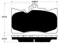 Porterfield Brake Pads for 2009 LEXUS GS 400