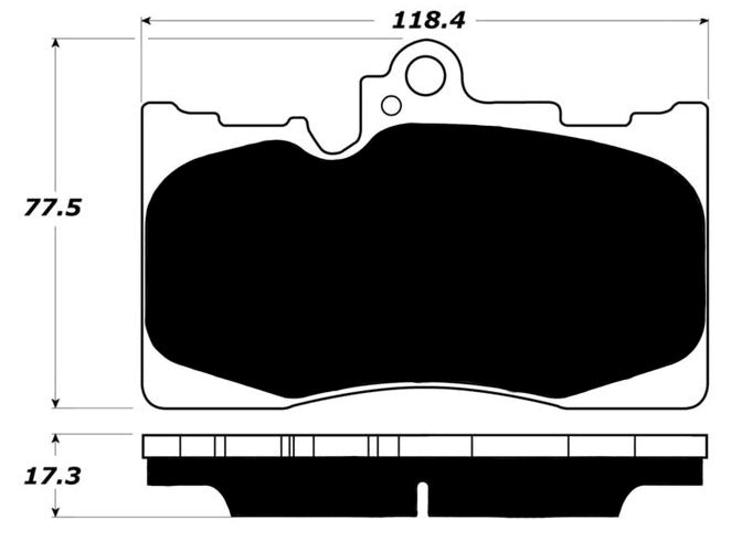 Porterfield Brake Pads for 2015 LEXUS RC200T