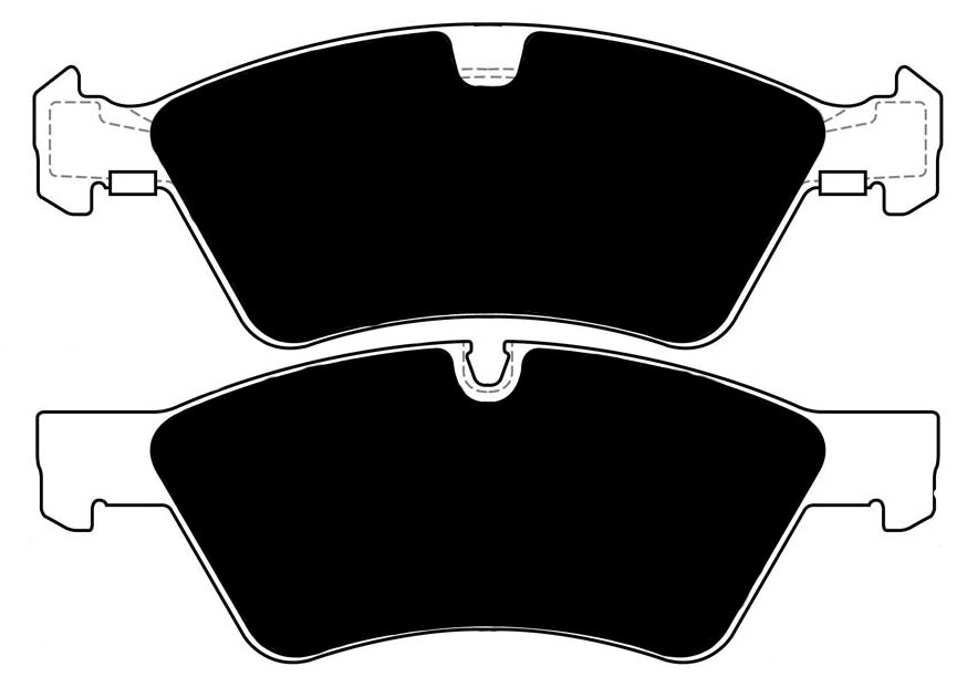 Porterfield Brake Pads for 2011 MERCEDES-BENZ R350 350mm Front Discs