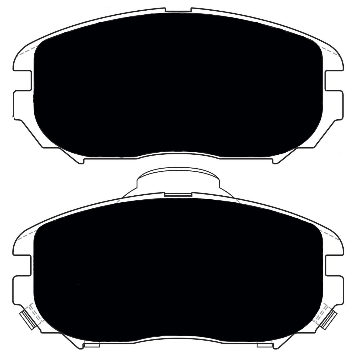 Porterfield Brake Pads for 2007 HYUNDAI SONATA V6 R/Disc
