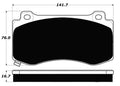 Porterfield Brake Pads for 2010 DODGE CHALLENGER SRT-8