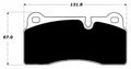 Porterfield Brake Pads for 1999 LAMBORGHINI DIABLO