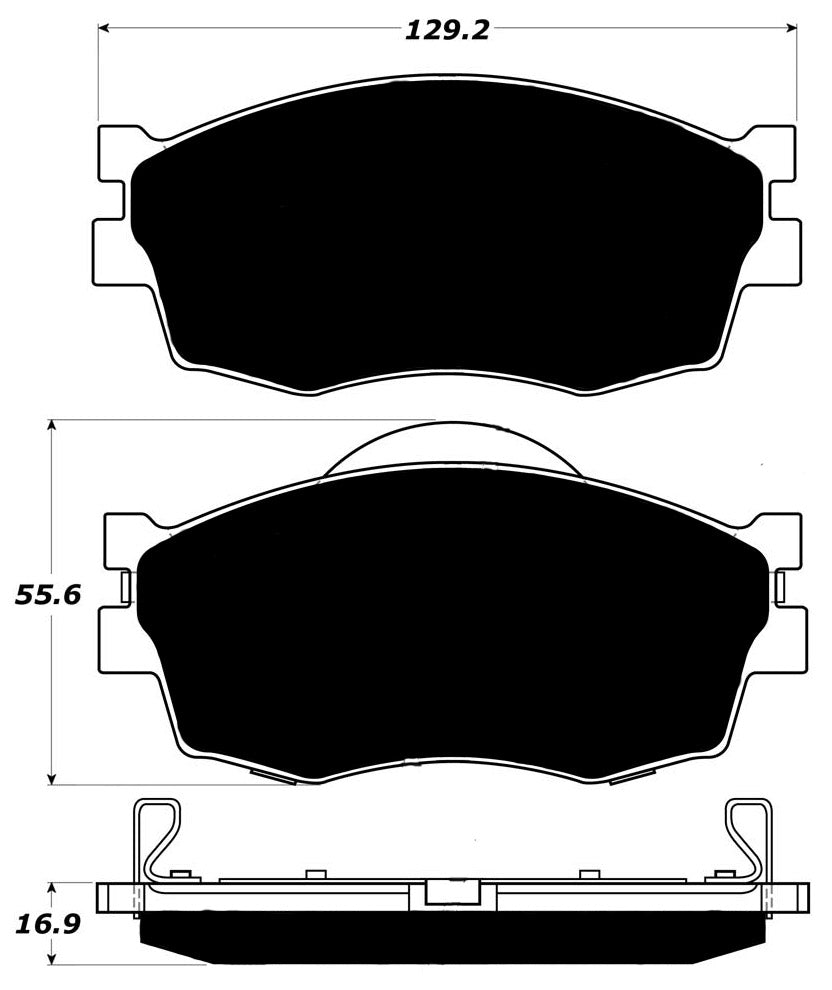 Porterfield Brake Pads for 2011 KIA RIO