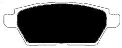 Porterfield Brake Pads for 2007 LINCOLN MK Z