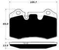 Porterfield Brake Pads for 2009 FERRARI 430