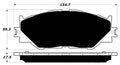 Porterfield Brake Pads for 2008 LEXUS IS 250
