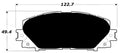Porterfield Brake Pads for 2014 TOYOTA PRIUS Plug-In