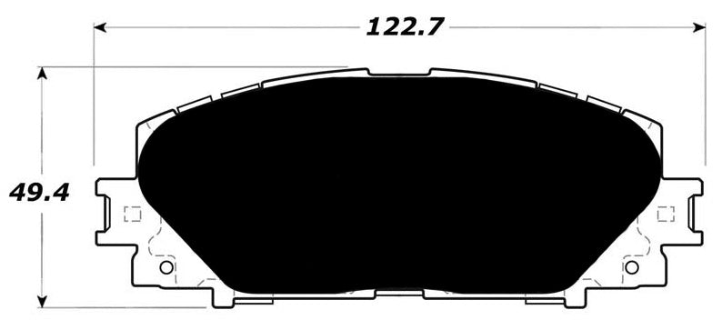 Porterfield Brake Pads for 2017 TOYOTA Prius Prime