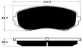 Porterfield Brake Pads for 2009 SUZUKI GRAND VITARA