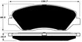 Porterfield Brake Pads for 2007 KIA SEDONA