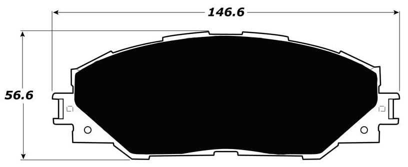 Porterfield Brake Pads for 2012 TOYOTA MATRIX XRS