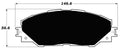 Porterfield Brake Pads for 2010 PONTIAC VIBE GT