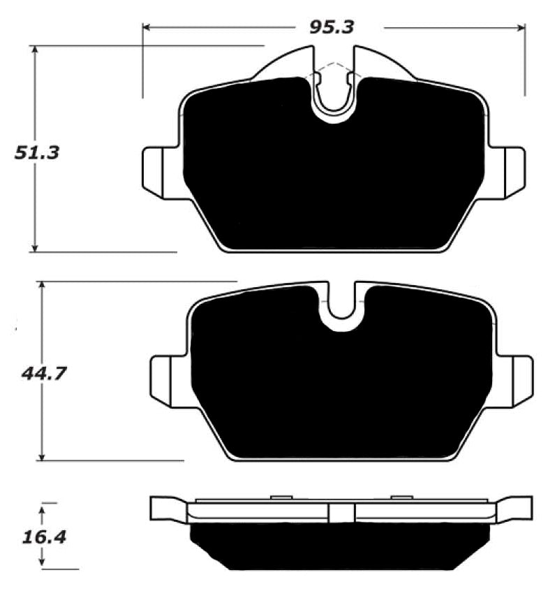 Porterfield Brake Pads for 2012 MINI Countryman