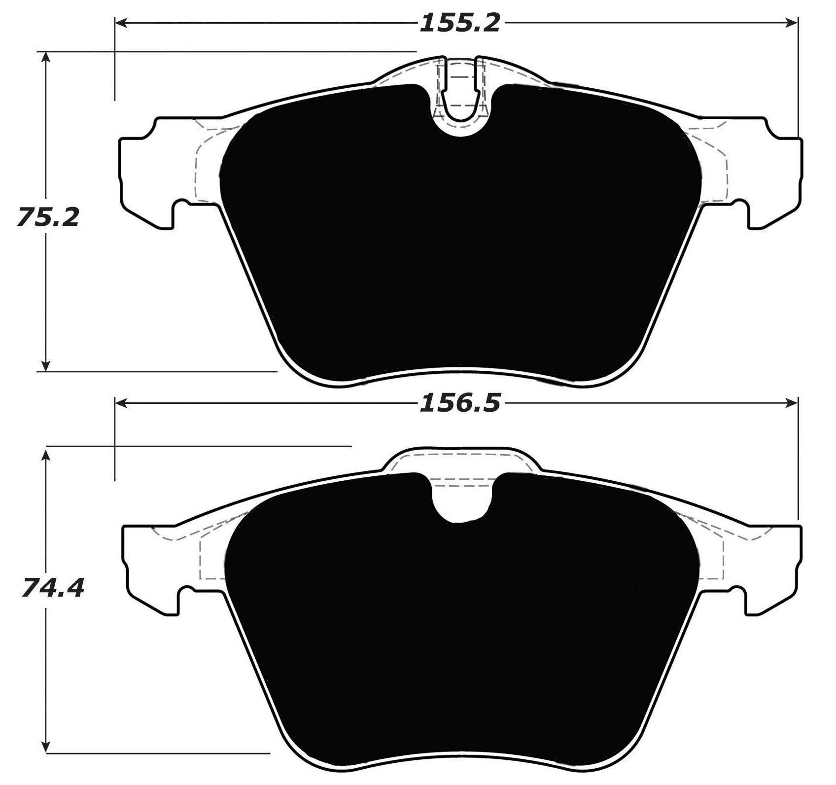 Porterfield Brake Pads for 2016 VOLVO S60 w/336mm Front DISC